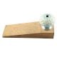 2 Pieces Sage Green Etched Ceramic Door Stopper